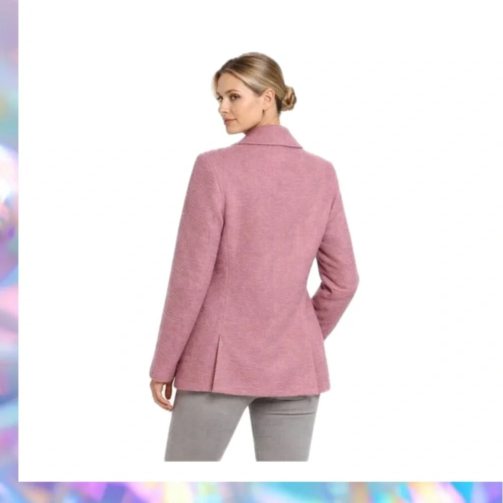 Ellen Tracy Soft Pink Blazer Size M NWT - Picture 2 of 13